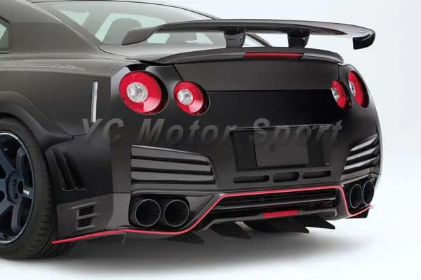 

Car Accessories FRP Fiber Glass VS Hyper Narrow Style Trunk Spoiler Fit For 2008-2020 R35 GTR Rear Wing with Base 1520mm