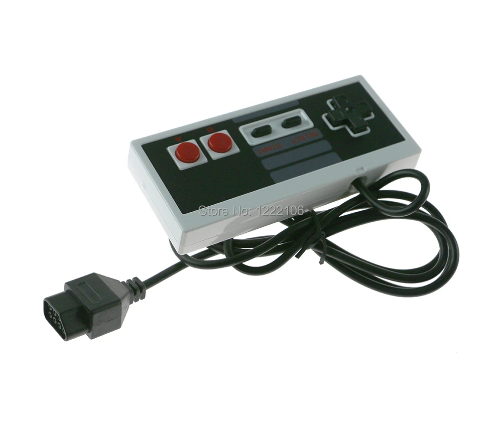 1 قطعة وحدة تحكم كلاسيكية ساخنة ألعاب الألعاب JoyStick Joypad لـ NES NTS (ليست لـ PAL) وحدة تحكم النظام النمط الكلاسيكي