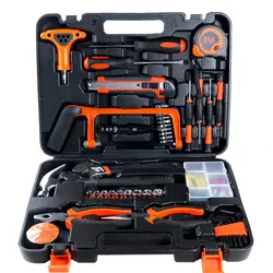 82pcs Combination tool accessories diagnostic multi-function hand tool box set Spanner household multi case Herramientas DN153