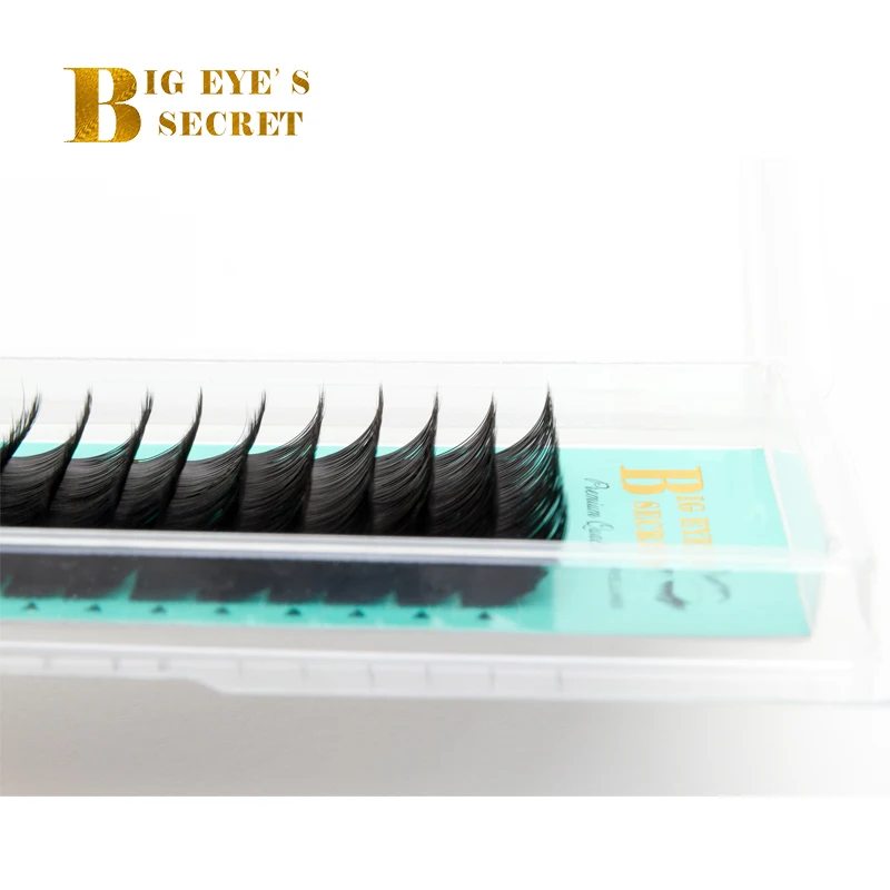 Big Eye's Secret Lashes Flat Ellipse Eyelashes Extensions Split Tips Lashes Back To School Natural Light False Eyelashes