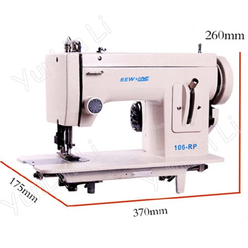 220V/110V Household Sewing Machine 7 Inch Fur Leather Fall Clothes Stitch Sewing Machine With Zigzag + Straight Line Function