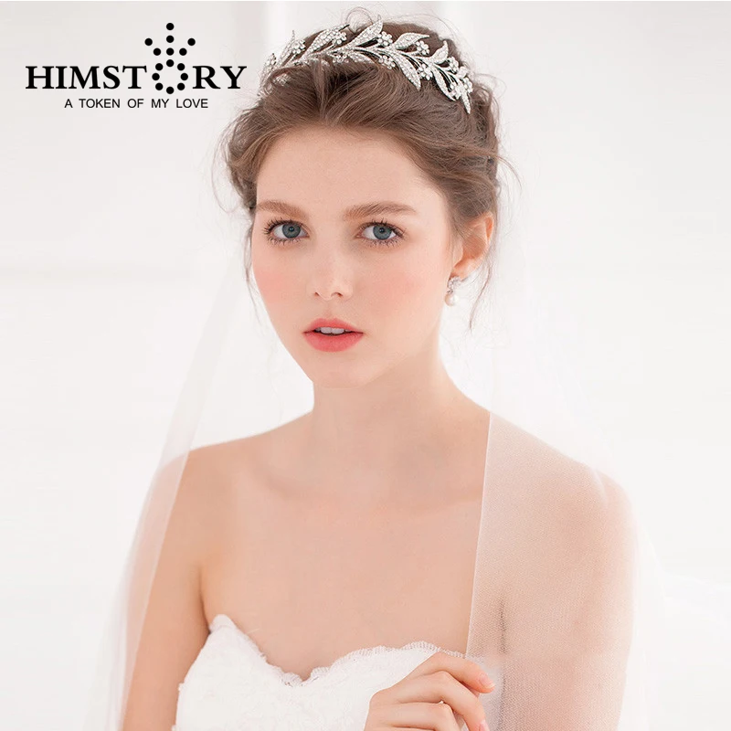 

Rhinestone Branches Flower Wedding Tiara Crown Bridal Hair Accessories Jewelry