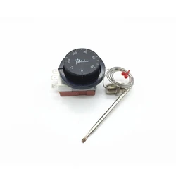 30-150 Degrees Celsius Korea Rainbow Capillary Thermostat - 3 Pins Adjustable Temperature Control Switch with Nut TS-150SR-C