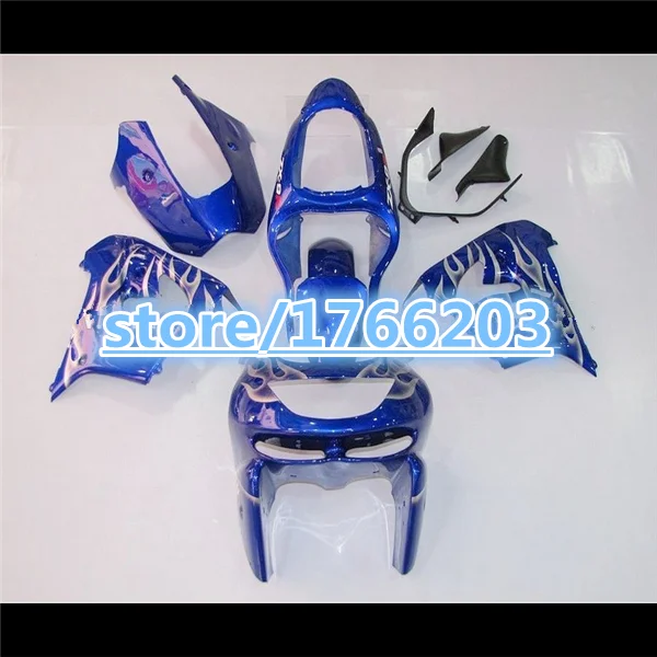 

Nn Fairings set For KAWASAKI Ninja ZX-9R 00-01 ZX9R 2000 2001 Blue silvery ZX 9R 00 01 9R 2000 2001 Motorcycle Fairings