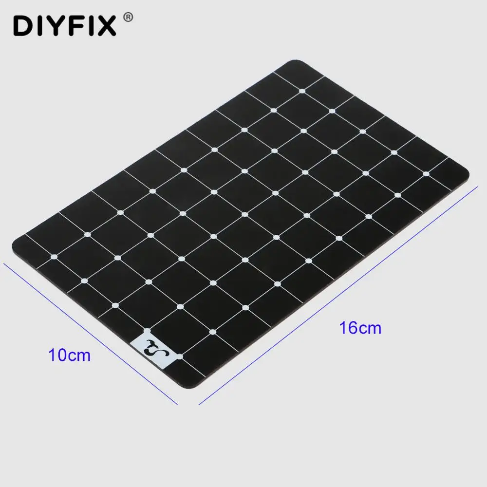 Diyfix esteira de armazenamento de parafuso magnético, mini almofada de trabalho macio, ferramentas manuais para reparo de celular