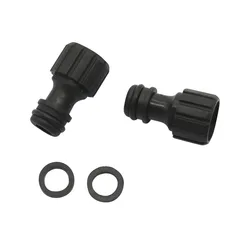 Water pump connector 18mm Female Thread Nipple Quick connector Irrigation Plumbing Aquarium Hose Coupling 2 Pcs