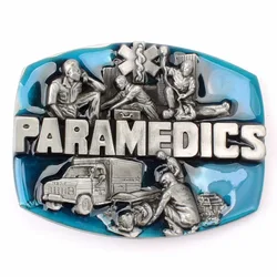 Letter Paramedics Belt Buckle