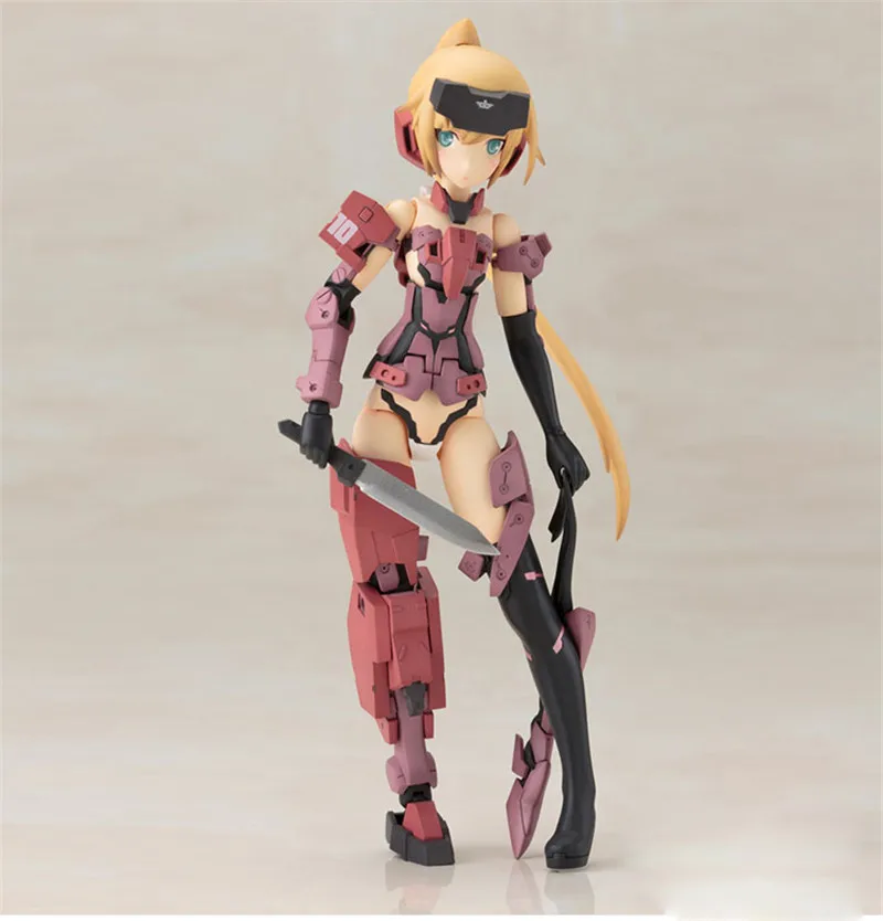 Original Kotobukiya Anime Frame Arms Girl JINRAI Assembled Action Figure Collectible Model Toys For Children Gift FG011