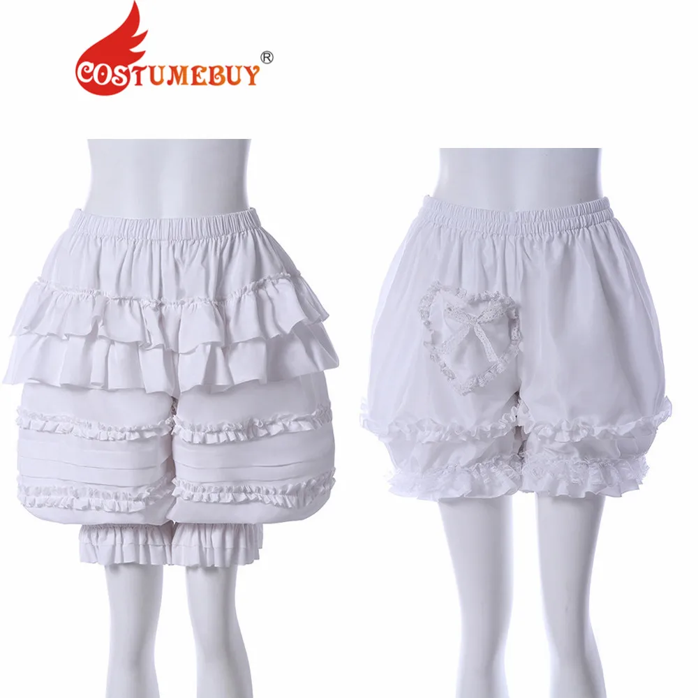 CostumeBuy Girls Women Lolita Pumkin Bloomers Safety Above Kneel Underpants Japanese Lolita Pumpkin Short Pants L920