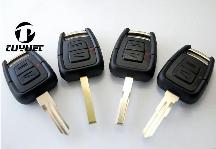 5PCS With light position Car Key Blanks Case for Opel Astra Zafira Omega Vectra 2 Buttons remote key shell