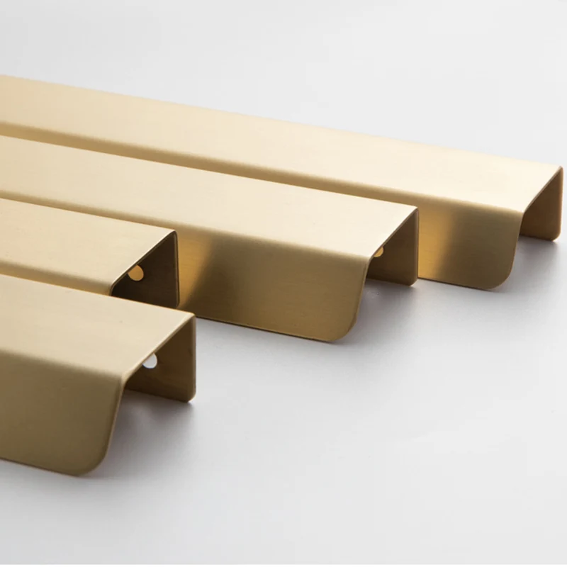 Brass Hidden Handle Tatami Handles Rotating Platform Invisible Handle for Kitchen Cabinet Drawer