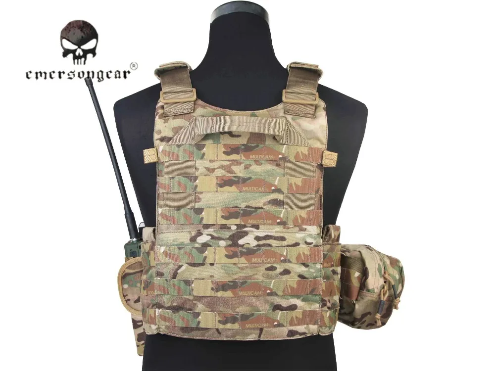 Imagem -03 - Estilo Colete Tático Bolsa Airsoft Colete Militar Combate Multicam Em7440 Emersongear-lbt6094a