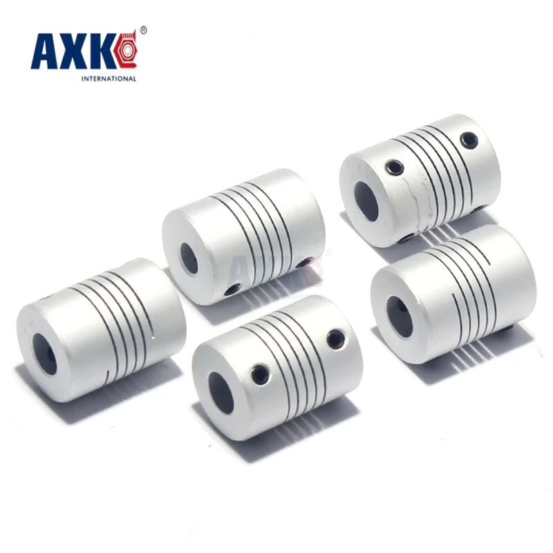 2023 D18L25 Steel Rodamientos Ball Bearing Axk Coupler Shaft Couplings Od18mm*25mm Cnc Parts Stepper Motor  8mm To 10mm