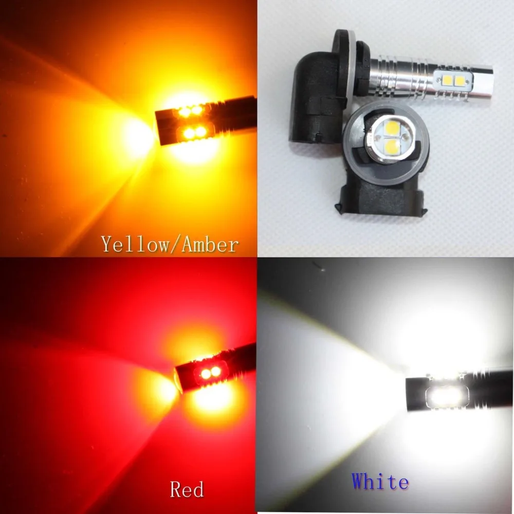 

50w LED High Power Chips Car Fog Drl Light Dc12-24v 2pcs (881, Red)