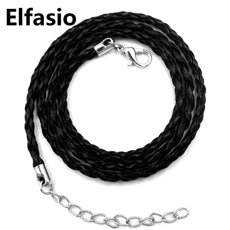 Anarchy Symbol Pendant Necklace for Men Boy Women Black Pendant with Leather Necklace Jewelry LP216