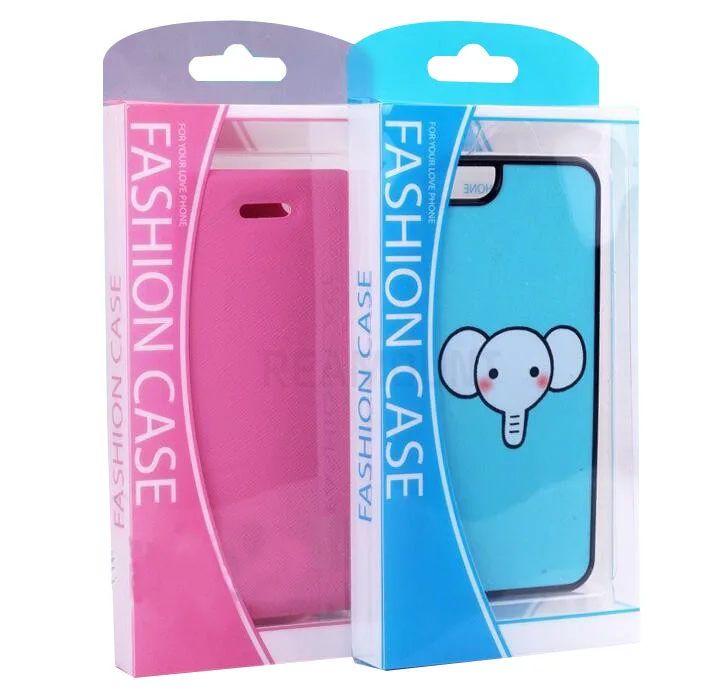 2000 pcs Wholesale Colors Personality Design Label PVC Packaging Retail Package Box for iPhone 5 6 7  Cell Phone Case Gift