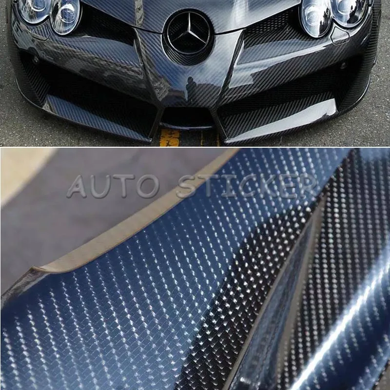 

1.52*20M Car Styling DIY High Glossy 5D Carbon Fiber Vinyl Wrap Film Motorcycle Automobiles Car Sticker And Decals Accessories