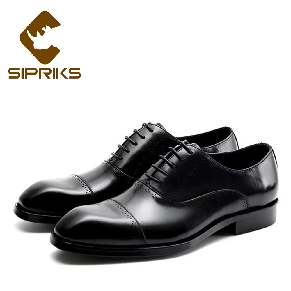 

Sipriks Mens Burgundy Leather Oxfords Casual Men Church Shoes Boss Business Formal Tuxedo Shoes Square Toe Social Brogues Shoes