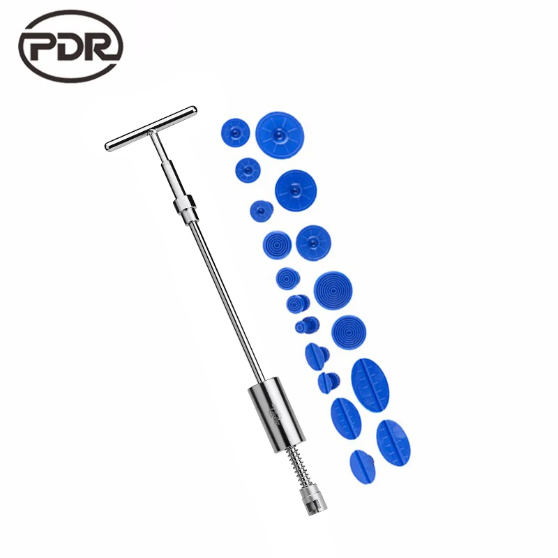 PDR Tools Reverse Hammer Car Body Paintless Dent Repair Tool Set Dent Puller Slide Hammer Fungi Suction Cup for Remove Dent Hail
