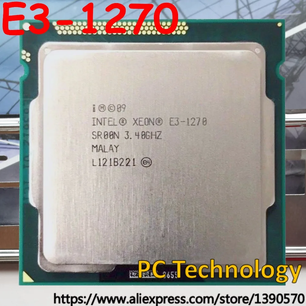 

Original Intel Xeon E3-1270 CPU Processor E3 1270 3.40GHz 6M LGA1155 E3 1270 Desktop Free shipping ship out within 1 day