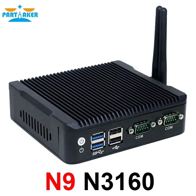 Nano mini pc N9 N3160 quad core supporto sistema linux per casa e ufficio