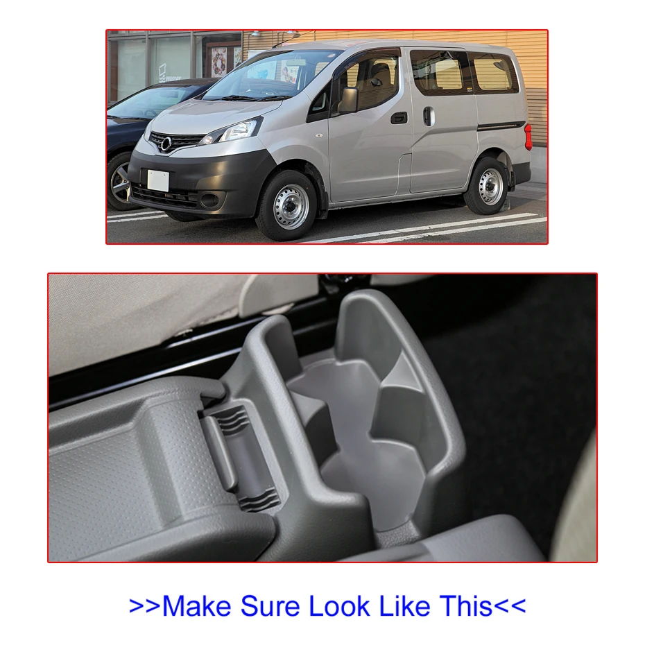 Car Arm Rest Rotatable For Nissan NV200 Chevrolet City Express Evalia 2010-2017 Center Centre Console Storage Box 2011-2016