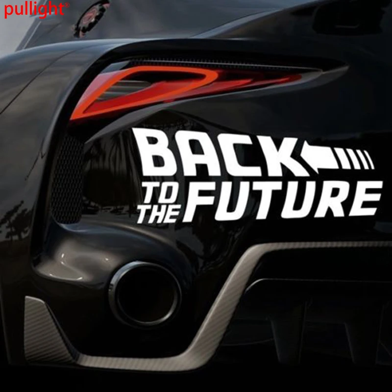 Cool Back To The Future Car Styling Sticker | Car Bumper Customize Decal Decor