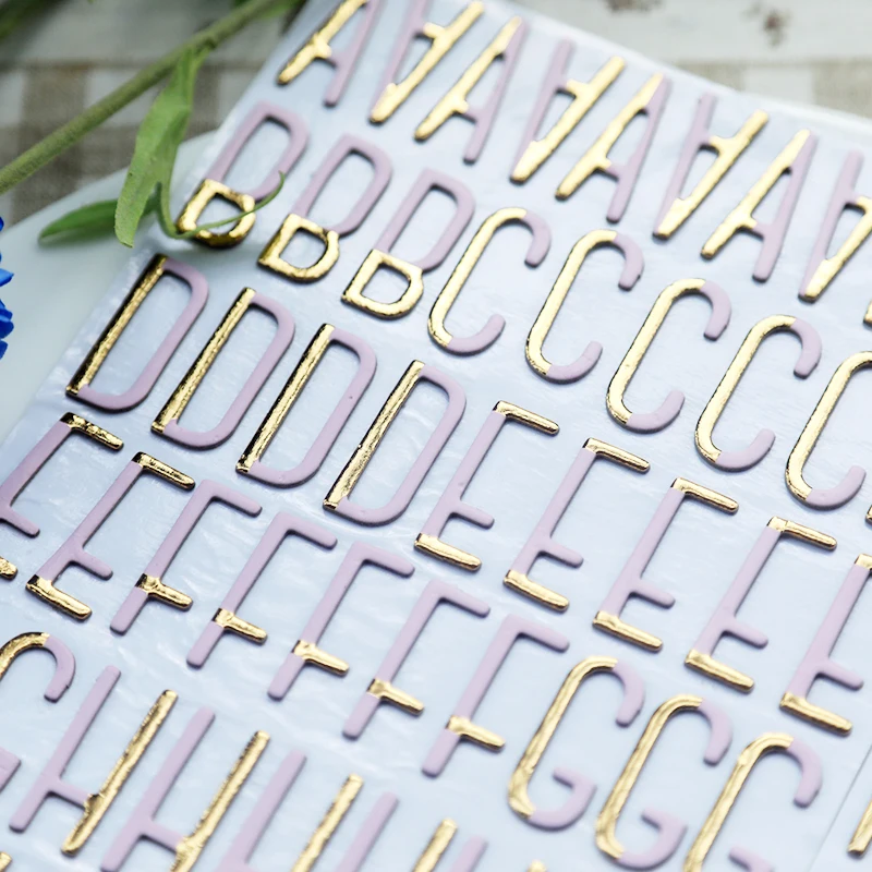 YPP CRAFT New Lovely Alphabet Set For Scrapbooking DIY Projects/Photo Album/Card Making Crafts