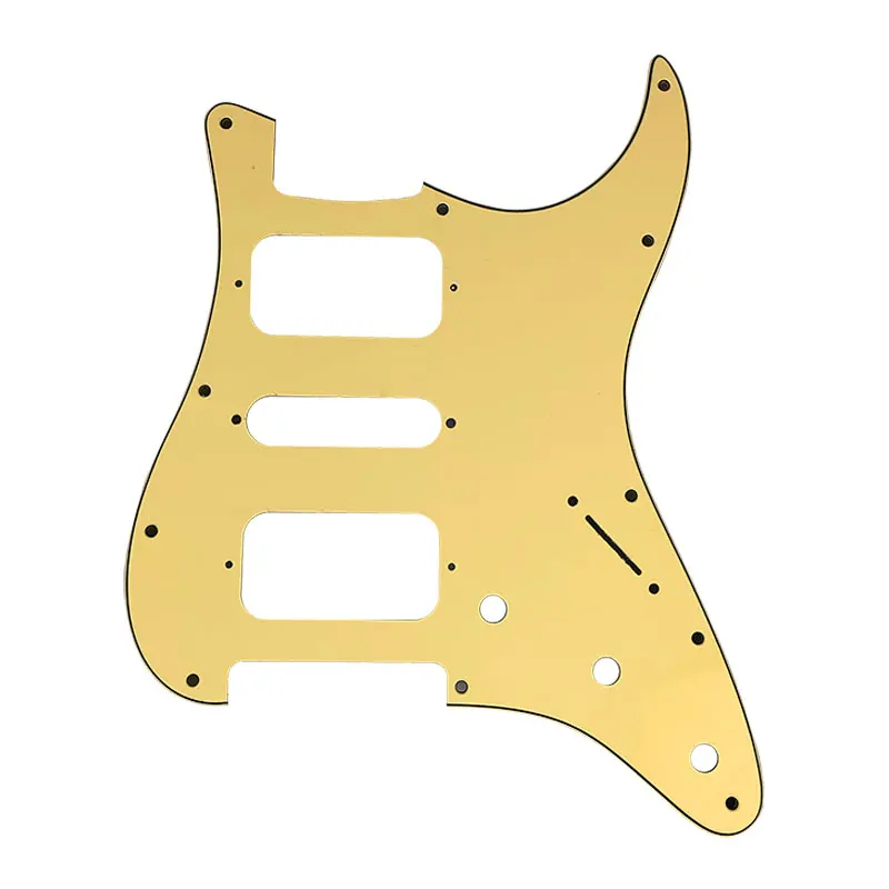 JEParts-Plaque de protection contre les rayures pour USA et Mexique, Fd Strat11, Trous de vis, HSH Two Deluxe Humbuckers, Simple St, JE514