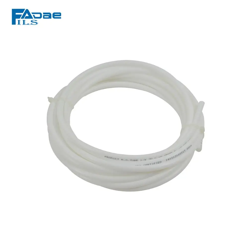 1/4 Inch OD, 10 Meters(30 feet) Length Tubing Hose Pipe for RO Water Filter System/Icemaker/Water Dispenser(white color)