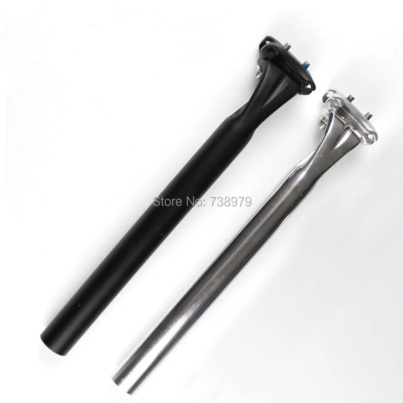 27.2 30.9 forged classic glossy silver/black single speed Road Track Bike seat post 3 hole fixed gear seat tube offset seatpost