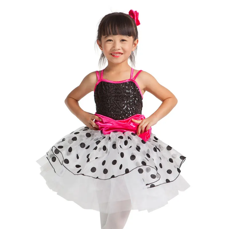 

Sparkling Sequin-spandex Bodice Professional Ballet tutu Dress for Kids' Good Show! Girls Ballerina Stage Performance Costumes