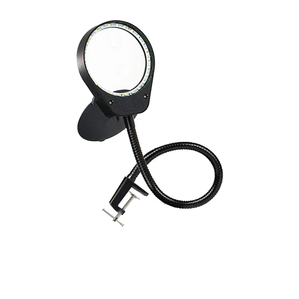 3x10x Magnifying Glass Light 5W Clamp Magnifier 3X10X Large Lens Magnifying Reading Light For Reading Clip-on Lamp Wholesales