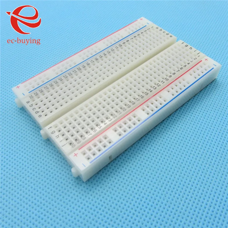 Quality mini Bread Board / Breadboard Mini Solderless Prototype 8.5CM x 5.5CM 400 Holes PCB DIY For Bus Test Circuit Board