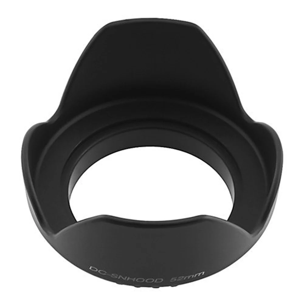 Hot Universal Digital Camera black Flower shape Lens Hood for Canon 450d 550 500d 600d 700d 18-55 Screw Spiral 58 mm