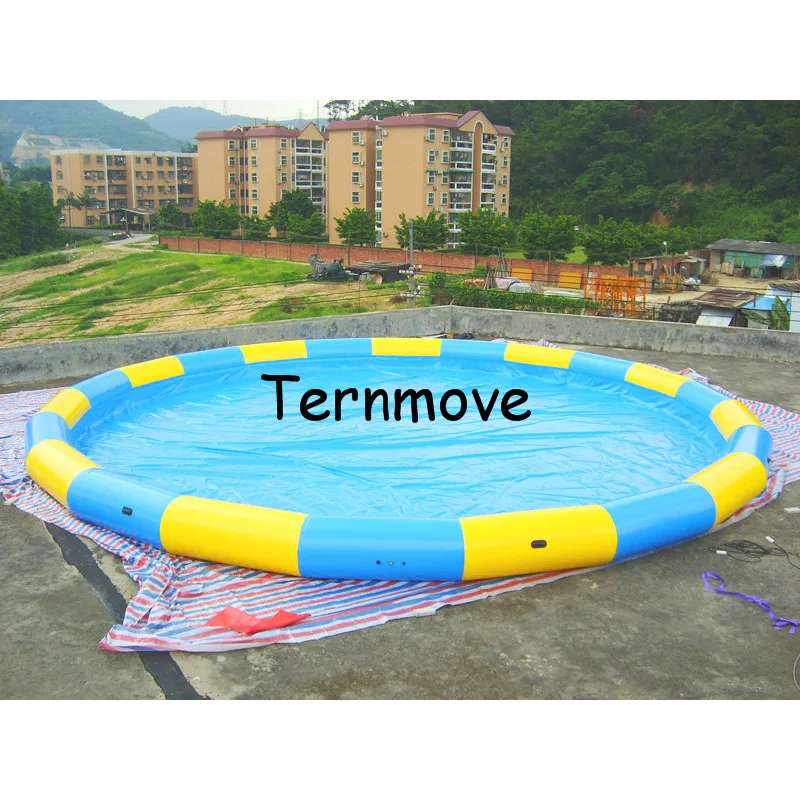 giant outdoor inflatable water pool large air Foam jet pools airtight inflatable swimming water pool for aqua toys and boats