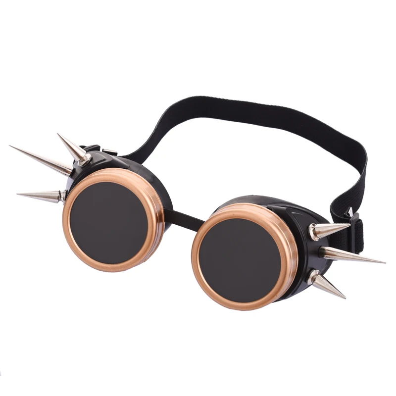 Steampunk Spikes Goggles Retro Party Eyewear Gothic Glasses Cosplay Accessories Photography Goggle