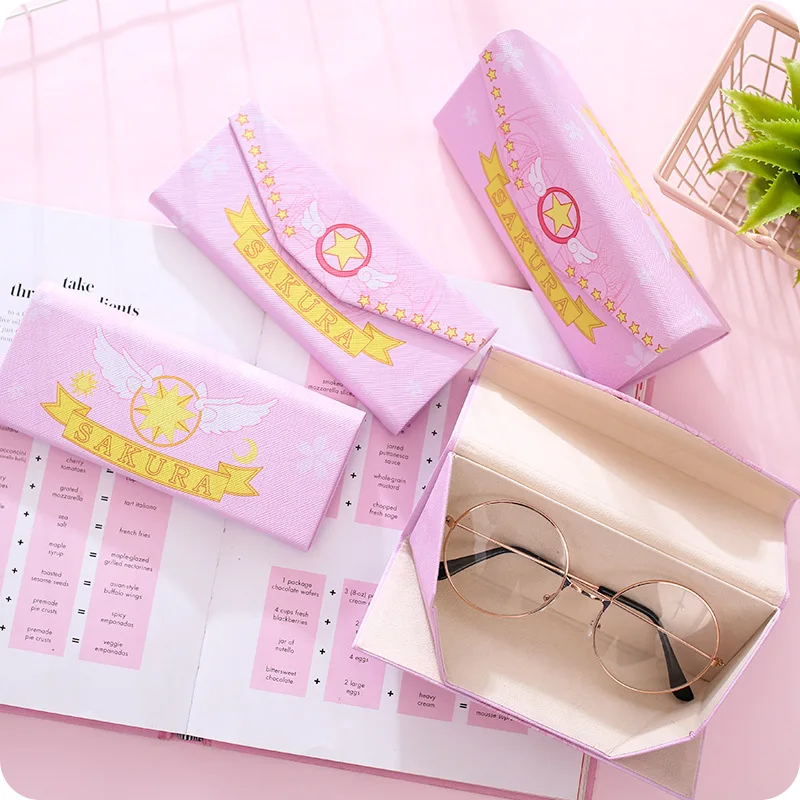 Mimiyou High-quality PU Spectacle Sunglasses Cases Fashion VariousFolding Eyeglasses Box Bag Portable Triangle Eyewear Protector