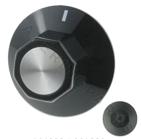 KN06 EGO 524808 BLANK PLASTIC CONTROL KNOB 50mm DIA FOR 6mm EGO SIMMER-STATS