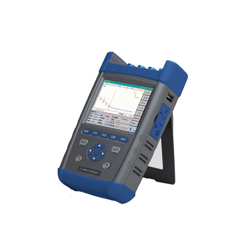 Handheld AV6418  OTDR Optical Time Domain Reflectometer FTTH   1310/1550nm, 42/40dB with VFL Fiber Optic OTDR