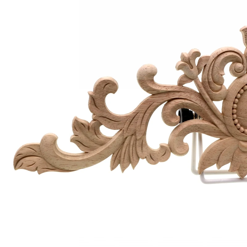 Runbazef Furniture Decorative Wood Carving Door Decals Long Bed White Peihua Tablets Ornaments Mini Crossbow Vintage Home Decor