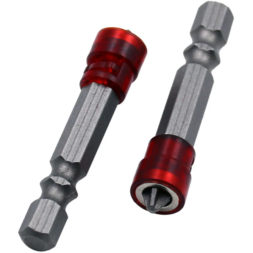1PC Magnetische Ring Bohrer Elektrische Schraubendreher Anti-slip Stahl Phillips Bits Power Werkzeug Zubehör Holzbearbeitung DIY Bit 48mm