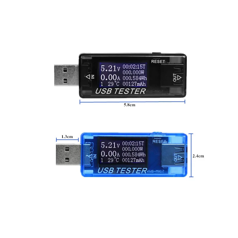 8/10  in 1 power bank charger indicator USB tester Digital voltmeter current voltage meter amp volt ammeter detector  40%off