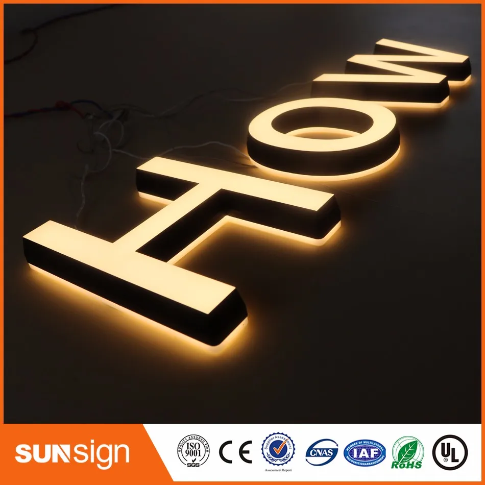 Factory Outlet Outdoor Front Verlichte Acryl Letters/Borden