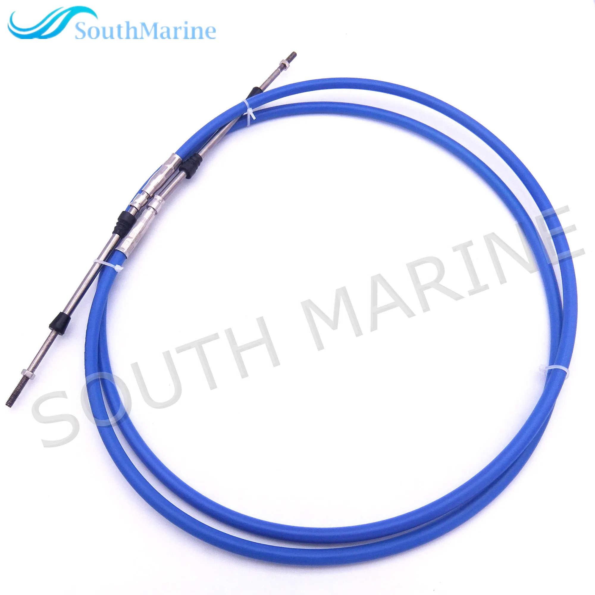 Remote Control Throttle Shift Cable 10ft ABA-CABLE-10-GY Outboard Engine for Yamaha Boat Motor Steering System 3.048m Blue