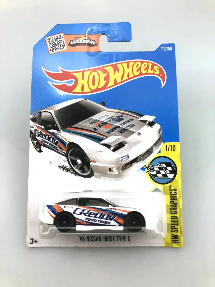 Hot Wheels Car 1:64 Car 96 NISSAN 180SX TYPE X Collector Edition Metal Diecast Collection Kids Toys Vehicle For Christmas Gift