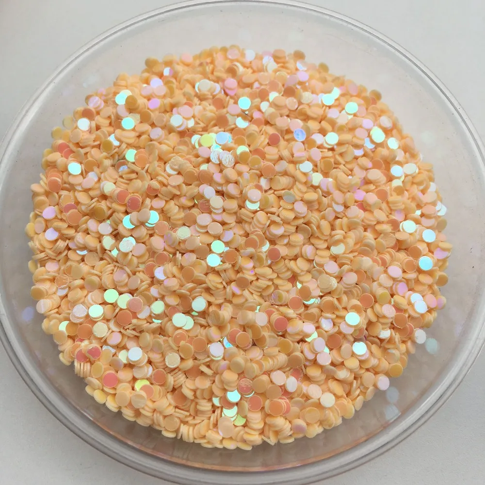 Dot PVC Loose Sequins, Glitter Paillettes for Nail Art, Manicure, Sewing, Wedding Decoration, Confetti, 20g, 2mm