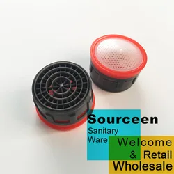 WASOURLF 6 PCS Water Saving Faucet Aerator 4L Minute Core M24 Male M22 Female Thread Size Tap Device Bubbler Welcome Wholesale
