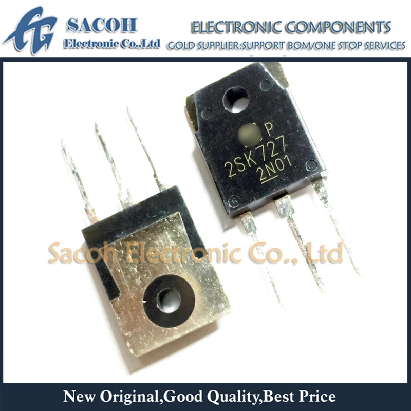 Refurbished Original 10Pcs//Lot 2SK727 K727 OR 2SK726 TO-3P 5A 900V N-Channel Silicon Power MOSFET