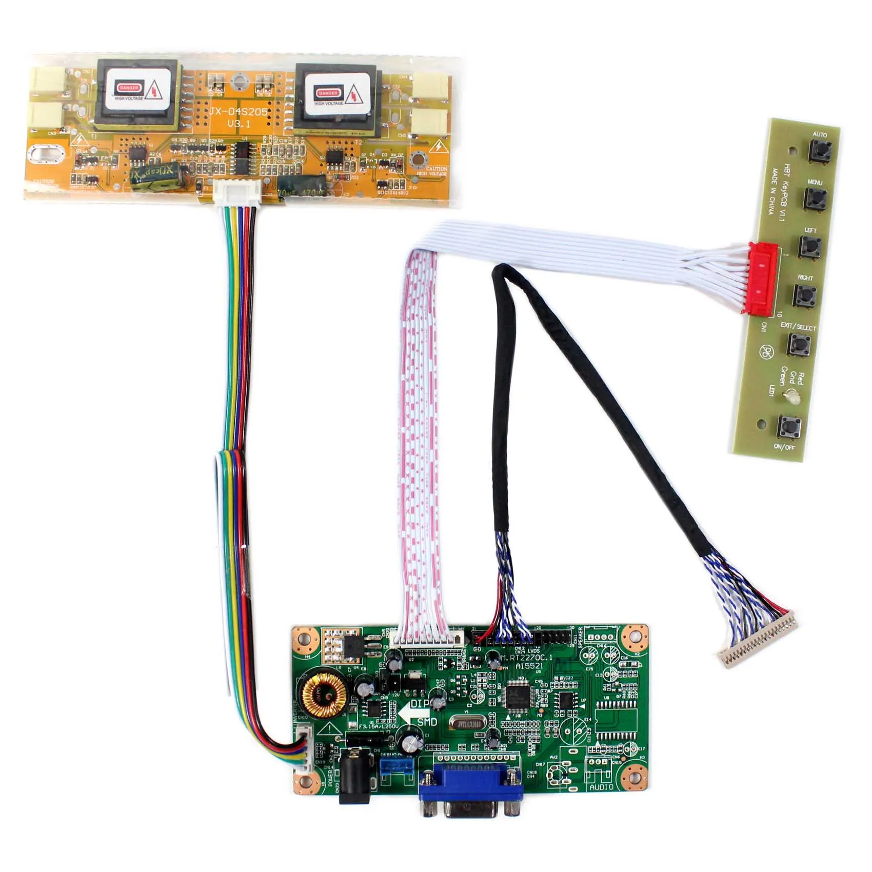 

Плата контроллера ЖК-дисплея VGA для LVDS-интерфейса 4CCFL 15 дюймов 1024x768 LTM150XH-L06, ЖК-экран